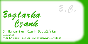 boglarka czank business card